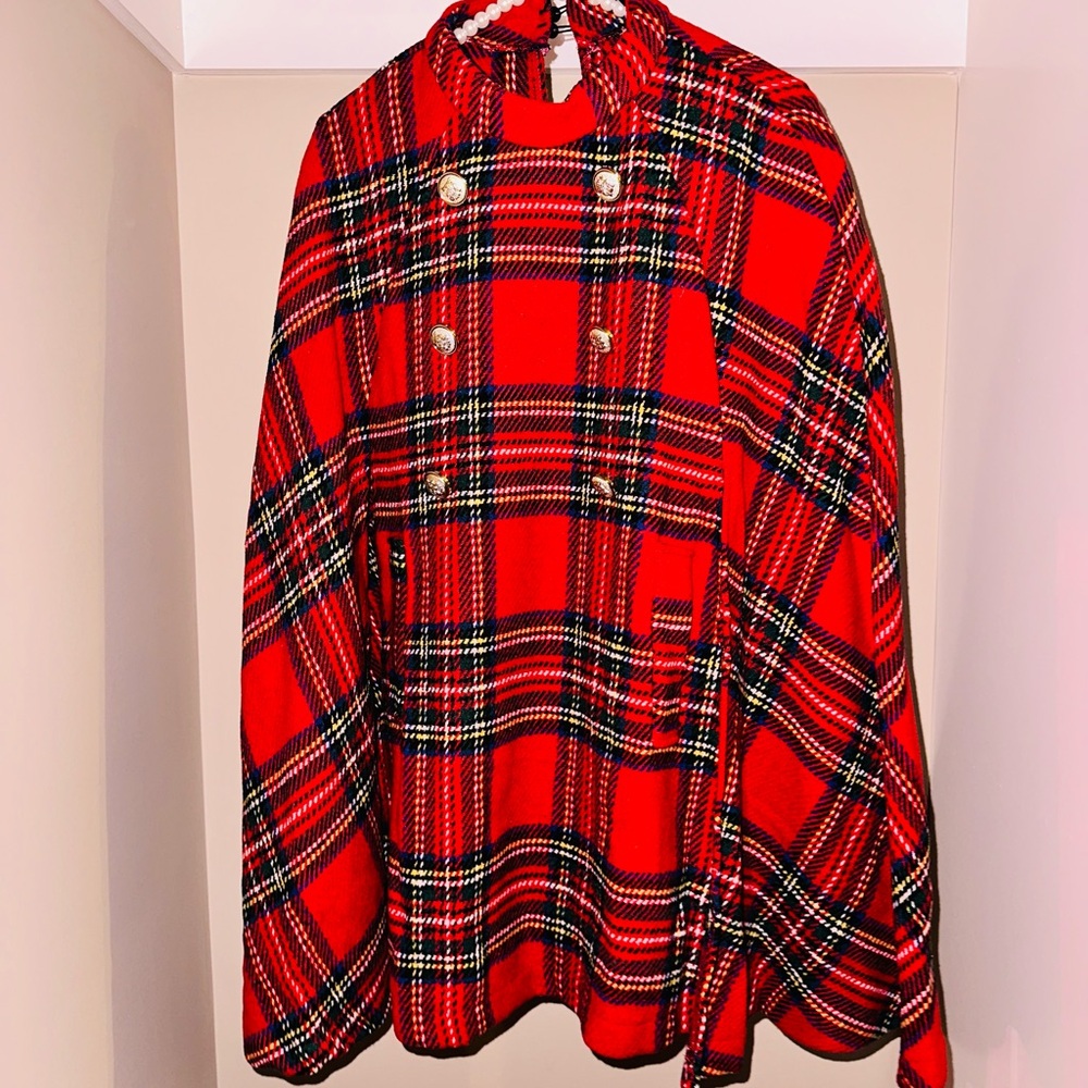 Tartan Plaid Cape